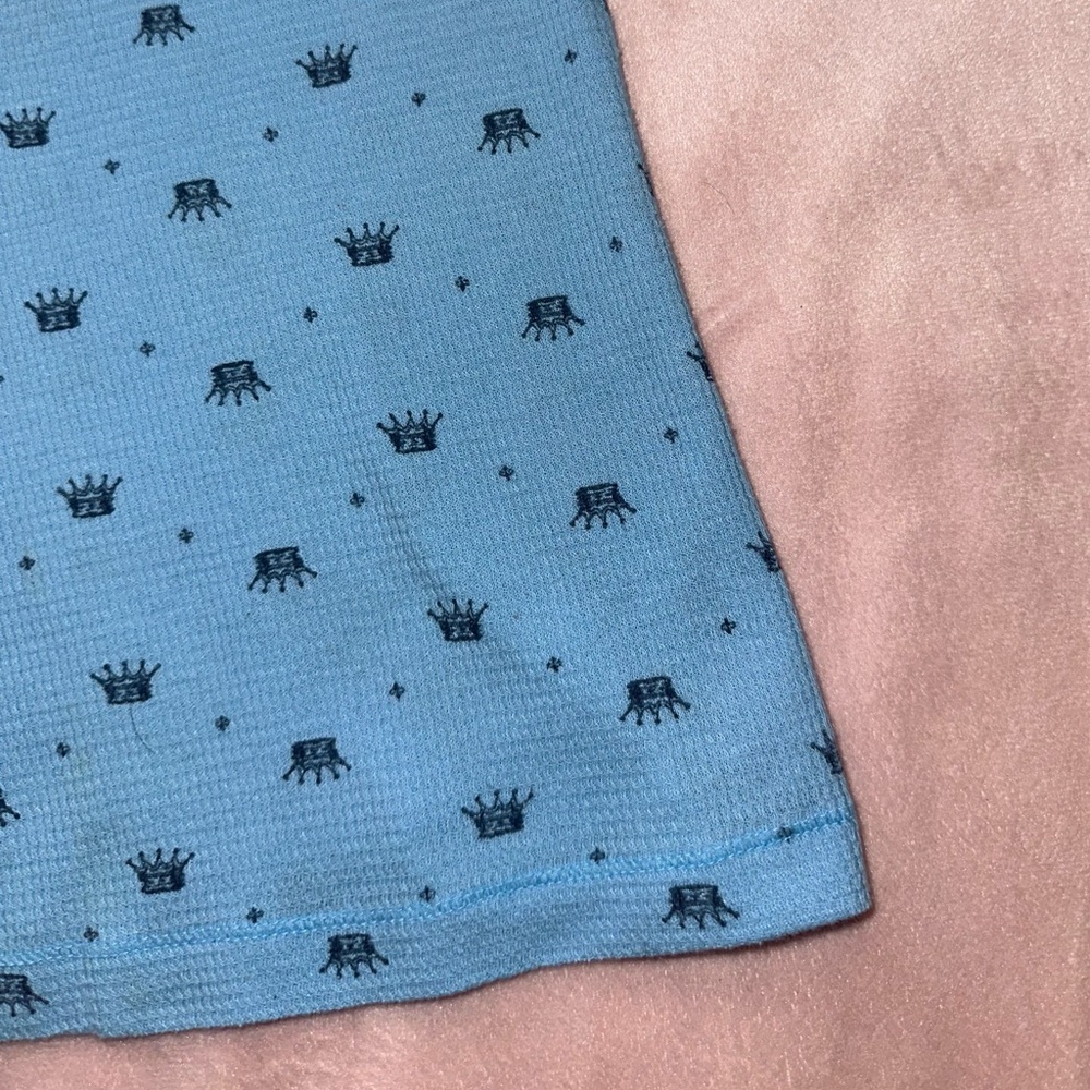 Xhilaration Blue Princess Crown Print Cami Sleepwear Tank, Size S - Picture 4 of 6